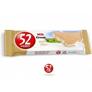 Azra 52 Weeks Milk Cream Wafer 60 gr 