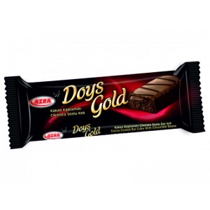 Azra Doys Gold Chocolate Flavored Sauce Filled Cocoa Cake 30 gr 