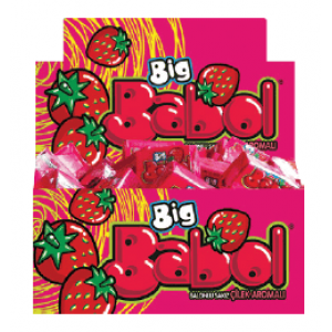Big Babol Mono Strawberry Gum 4.2 gr