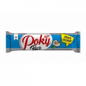 Çağla Pokybar Milky Compound Chocolate Filled With Coconut Flavored Cream 25 gr 
