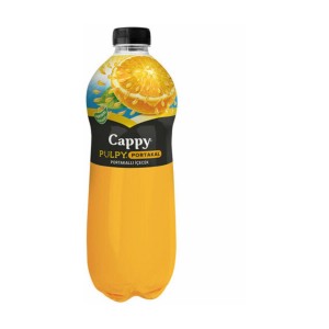 Cappy Fruit Juice Pulpy Orange Particle Plastik Bottle 1 L 