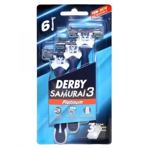 Derby Samurai 3 Platinum 6 Blister 9 pc 
