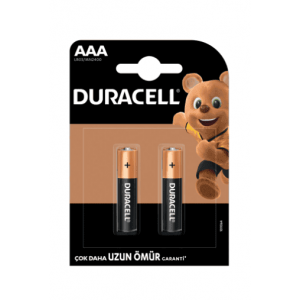 Duracell Basic Pen Battery 2-Aaa 2 pc 