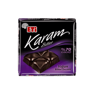 Eti Karam Bitter Chocolate With 70% Cocoa 80 gr 