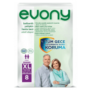 Evony Adult Diapers X Large 8 pc 