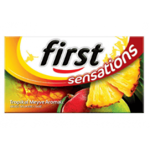First Chewing Gum Sensations Tropic Fruit 27 gr 