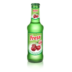 Freşa Sour Cherry Flavored Natural Rich Mineral Carbonated Drink 200 ml 