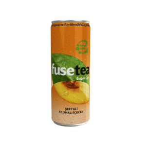 Fuse Tea Flavored Drink Peach (Can) 330 ml 