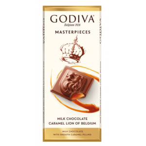 Godiva Chocolate Milk Caramel Tablet Lion 86 gr 