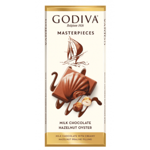 Godiva Chocolate Milk Chocolate Hazelnut Oyster 83 gr 