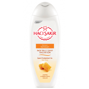 Hacı Şakir Shampoo Honey For Fine Hair Weak Hair 500 ml