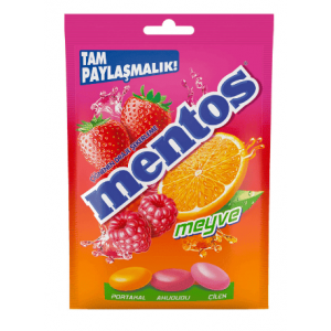 Mentos Fruit Candy Bag 100 gr