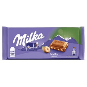 Milka Tablet Chocolate With Hazelnut 80 gr