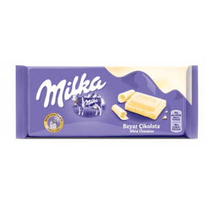 Milka Tablet White Chocolate 80 gr