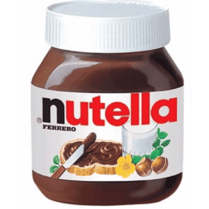 Nutella Chocolate Glass Jar 825 gr