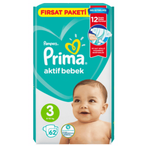 Pampers Prima No3 62 pc 