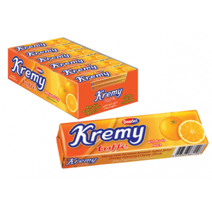 Saadet Kremy Orange Flavoured Toffee Candy 25 gr 
