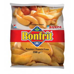 Sanpa Gıda French Fries Bonfrit (Apple Slice) 2500 gr 
