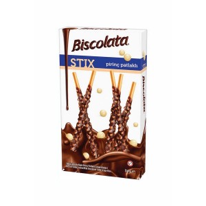 Şölen Biscolata Stix Milk Chocolate Coated Rice Crispy Stick Biscuit 34 gr 
