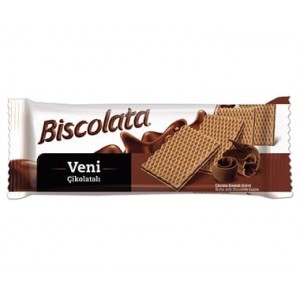 Şölen Biscolata Veni Çikolata Kremalı Gofret 50 Gr