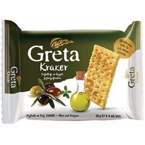 Şölen Greta Oliveand Mountain Thyme Crackers 30x4gr