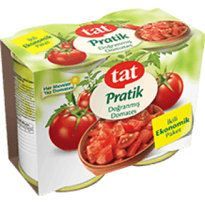 Tat Chopped Tomato Pack Of 2 800 gr 