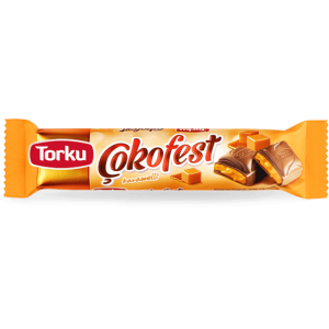 Torku Çokofest Caramel Filled Milk Chocolate 34 gr 