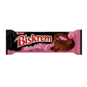 Ülker Biskrem Double Ruby And Milk Chocolate Biscuits 100 gr