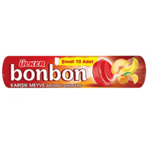 Ülker Bonbon Mixed Fruit Flavored Candy 36 gr