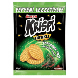 Ülker Krispi Serrated Cracker Spicy 92 gr