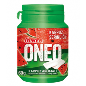 Ülker Oneo Watermelon Bottle Dragee Gum 60 gr