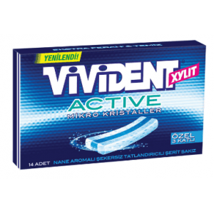 Vivident Active Mint Gum 33 gr