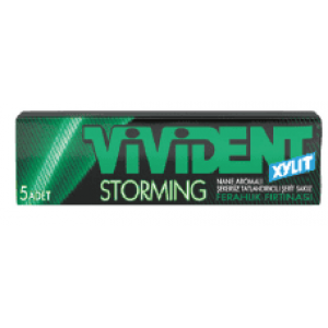 Vivident Storming 5P Stick Mint Gum 14 gr
