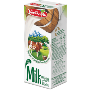 Yörükoğlu Semi Skimmed Milk 200Ml 200 ml 