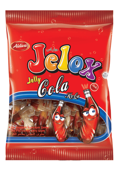 Aldiva Jelox Cola Flavored Soft Jelly 20 gr 
