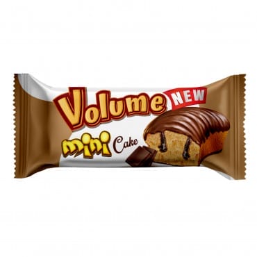 Alyan Volume Mini Kakao Kaplamalı Çikolata Soslu Kek 18 Gr