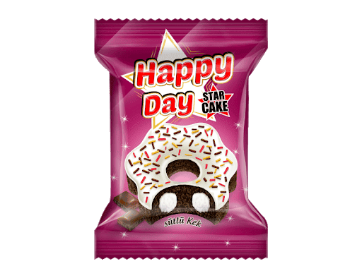 Azra Kek Happy Day Kakao Soslu Sütlü Kokolin 45 Gr