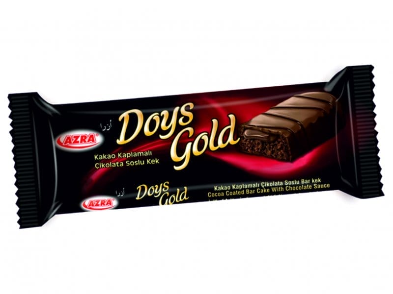Azra Doys Gold Chocolate Flavored Sauce Filled Cocoa Cake 30 gr 