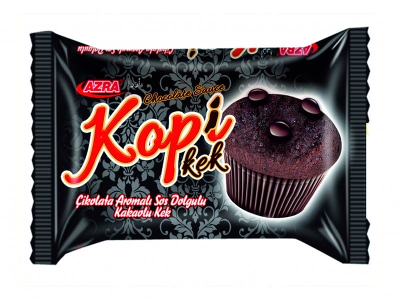 Azra Kopi Chocolate Flavored Sauce Filled Cocoa Cake 30 gr 