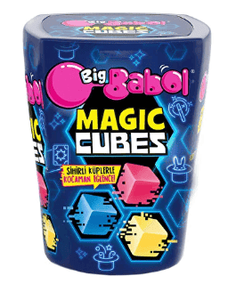 Big Babol Magic Cubes Mixed Fruit Gum 86 gr