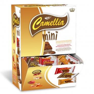 Çağla Camellia Milky Compound Chocolate Filled With Caramel Flavored Cream 10 gr 
