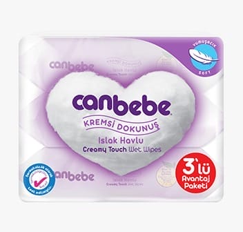 Canbebe Wet Towel Creamy Touch 3x56 pc