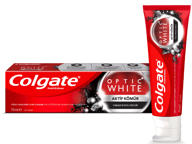 Colgate Optic White Activated Charcoal 75 ml
