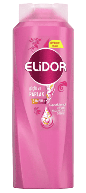 Elidor Shampoo For Strong And Shiny Hair 650 ml