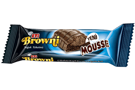 Eti Browni Mousse Chocolate Coated Cream Filled Cake 48 gr