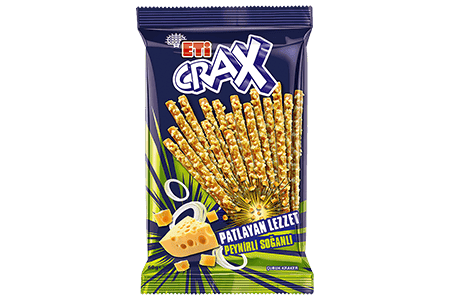 Eti Crax Flavor Bomb Cheese Onion Stick Craker 50 gr 