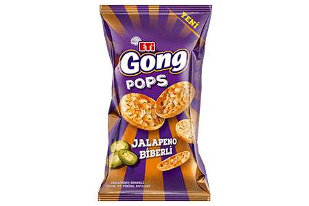 Eti Gong Pops Jalapenolu 50 Gr