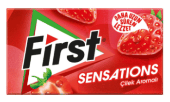 First Chewing Gum Sensations Strawberry 27 gr 