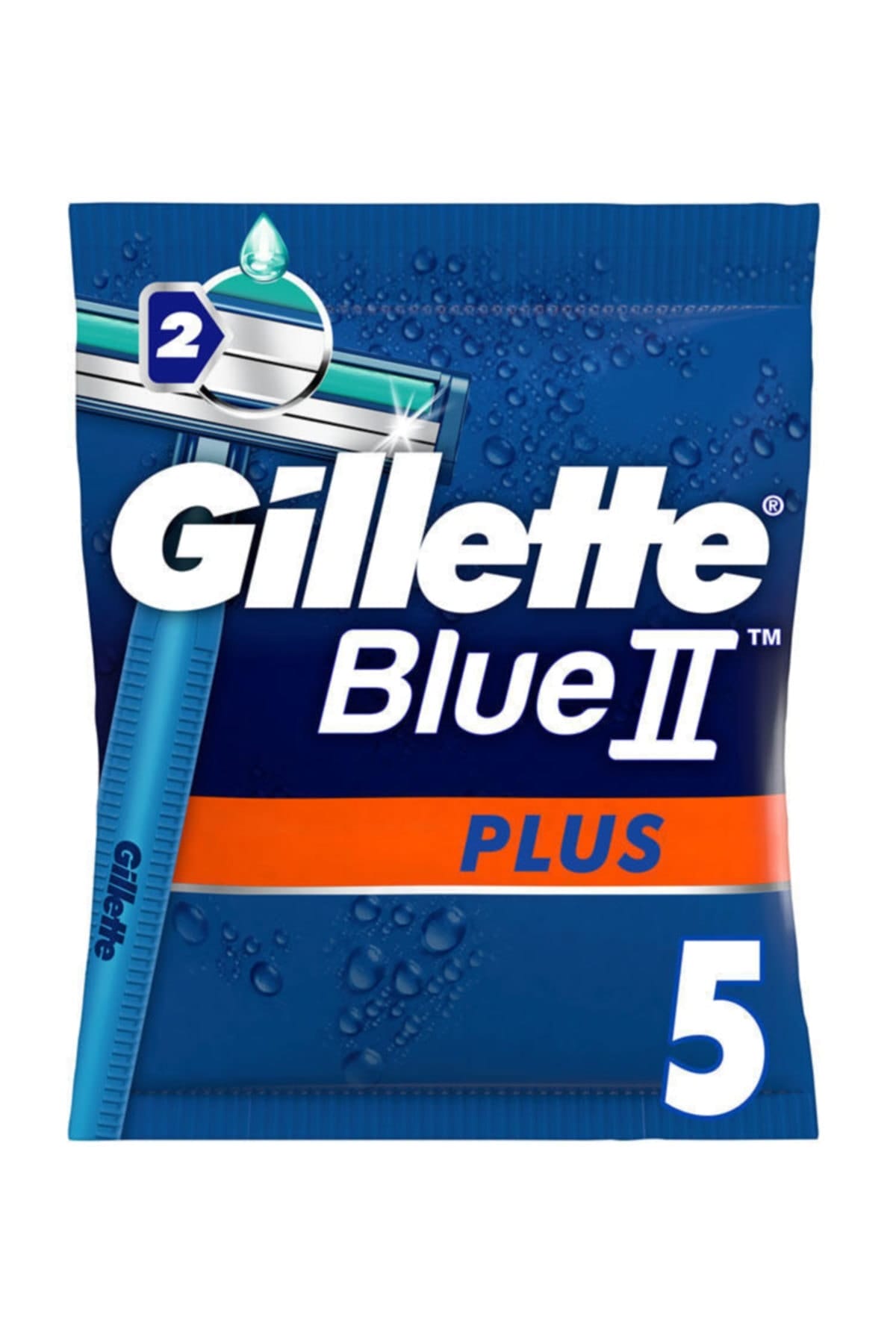 Gillette Blue Ii Disposable 5 pc