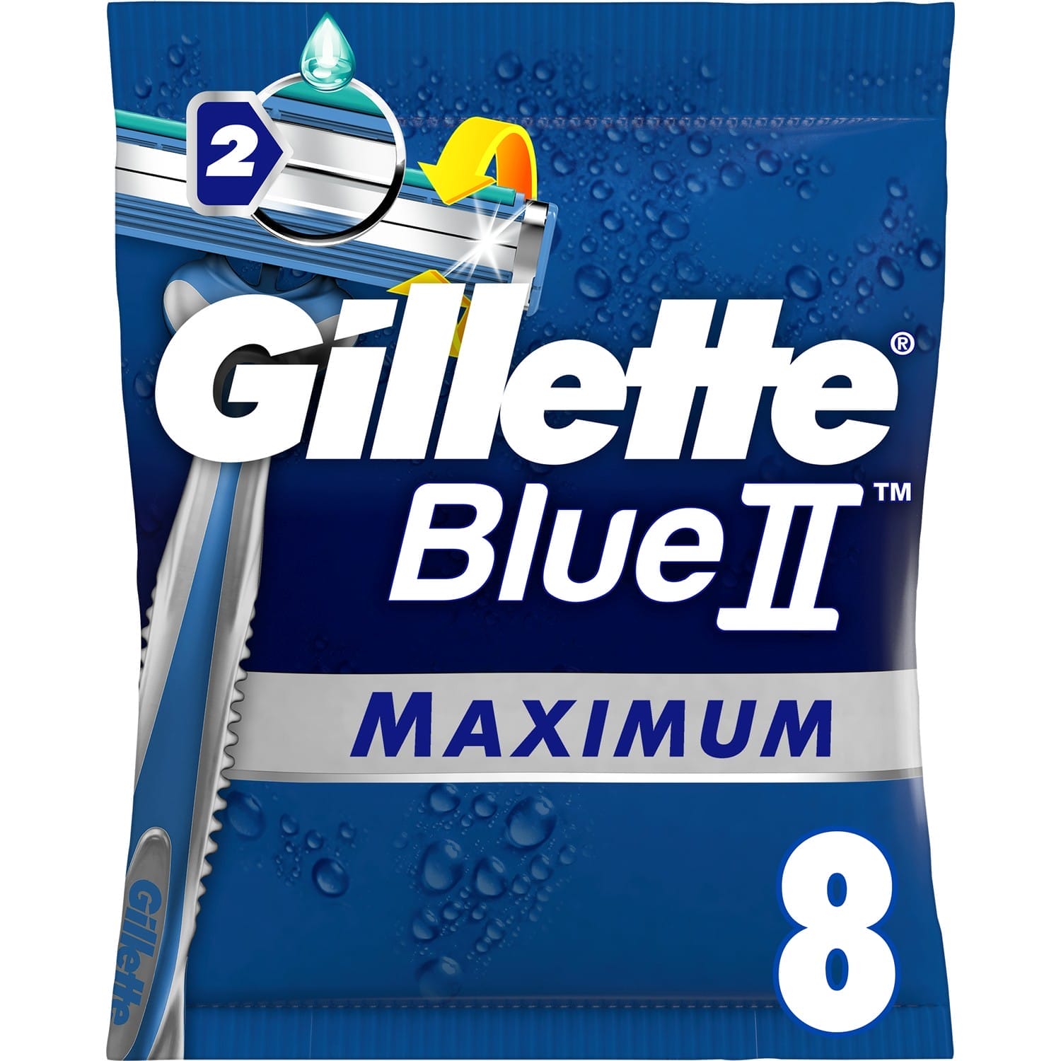 Gillette Blue Ii Disposable Maximum 8 pc 